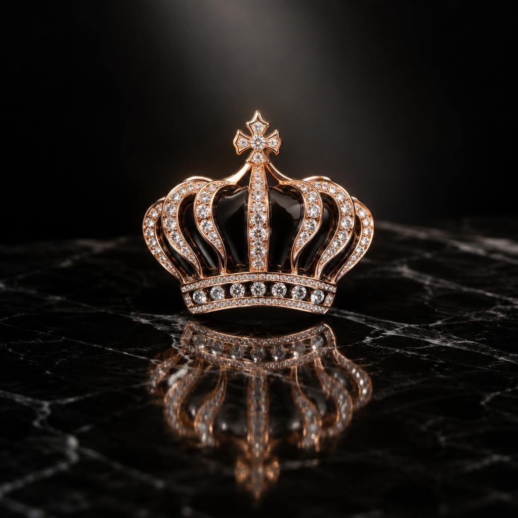 Crowned Emblem Trim