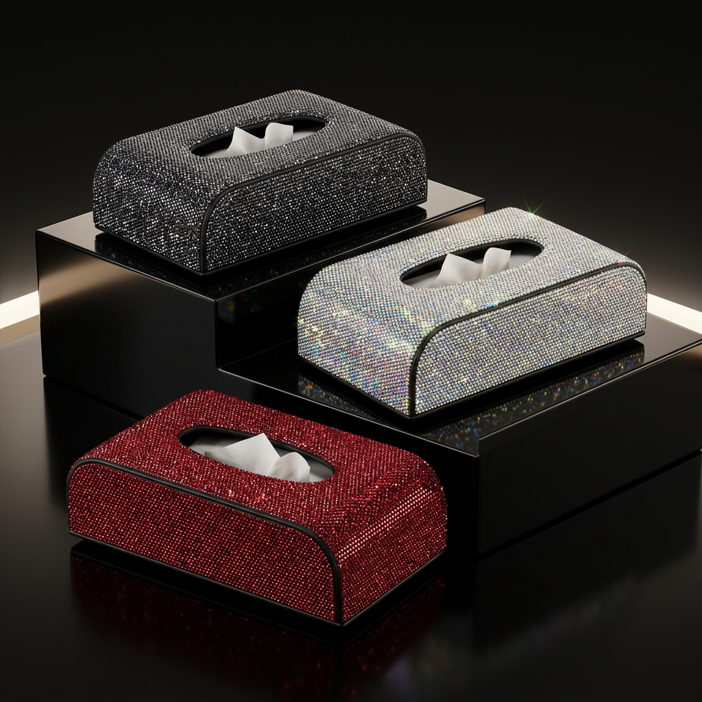 Royal Pavé Tissue Box
